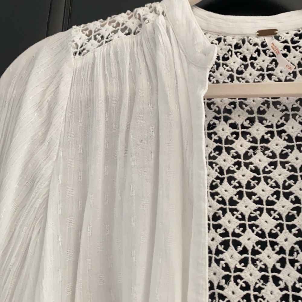 FP crochet white blouse - Picture 3 of 4